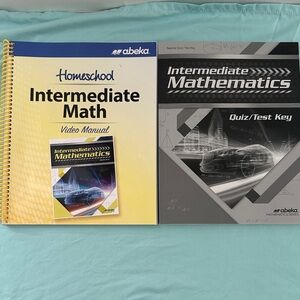 Abeka academy 7th grade intermediate math video manual and quiz/test key